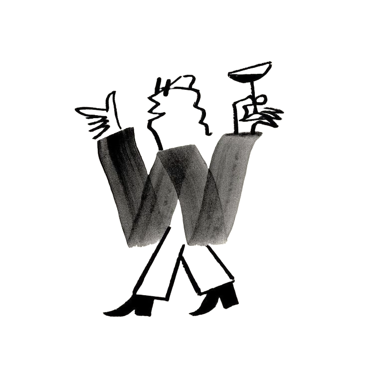 Table Moon mascot logo